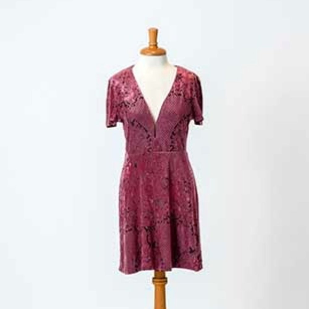 WAYF Burgundy Dress | Sz M